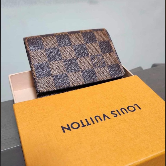 Louis Vuitton Damier Ebene Envelope Card holder - Picture 1 of 6